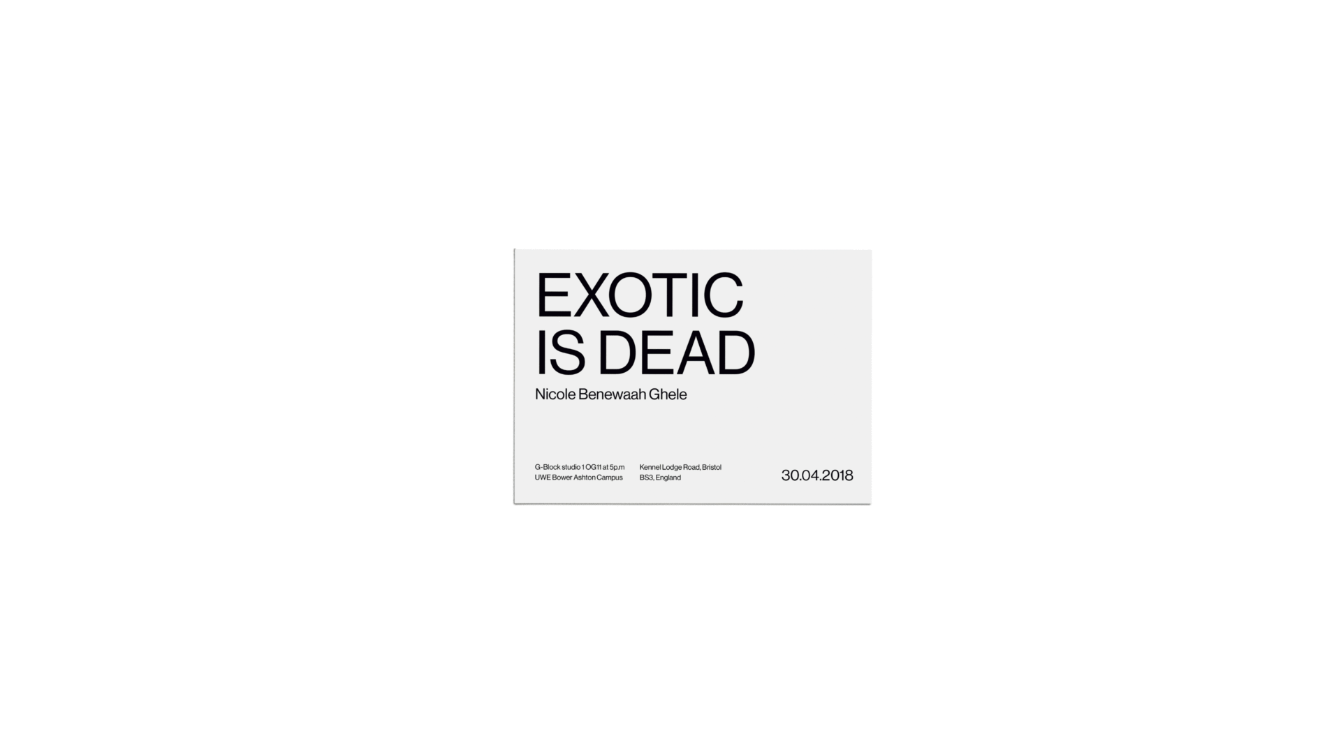 Alberto Fontana ↑   Exotic is dead